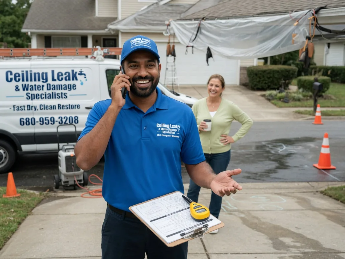 Ceiling Leak Cleanup Mazama, WA FAQs